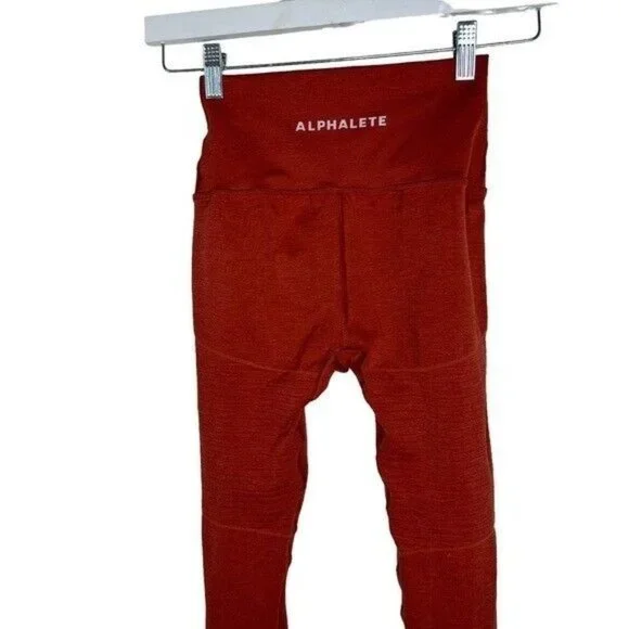 Alphalete OG Revival Leggings Burn Orange Women’s Size Small - Picture 6 of 12